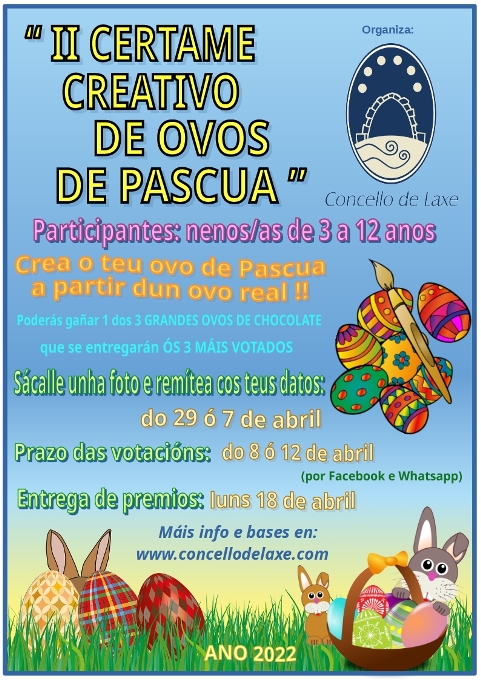 CARTEL II CERTAME DE OVOS PASCUA LAXE